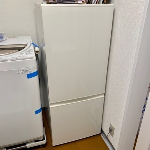 冷蔵庫 2ドア ホワイト 184L AQUA 2015年製 引取 引越処分