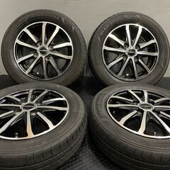 【KUMHO MARSHAL MH12 155/65R13】夏タイヤ【e:vance 13インチ 4J4HPCD100+45】2019年製 ライフ ステラ等　(VTP560)クレジットカード QRコード決済可能