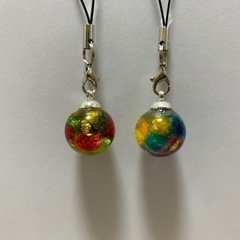 【決まりました】ハーバリウムストラップ  【ハンドメイド作品】