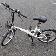 中古美品　折りたたみ自転車　6段変速  20インチ 