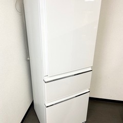 激安‼️美品 ファミリータイプ 330L 2017年製 MITSUBISHI3ドア冷蔵庫MR-CX33A-W1🌟