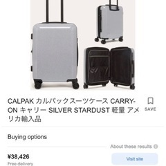 (最終値下げ)【訳あり】CALPAK Carry-On スーツケースの画像