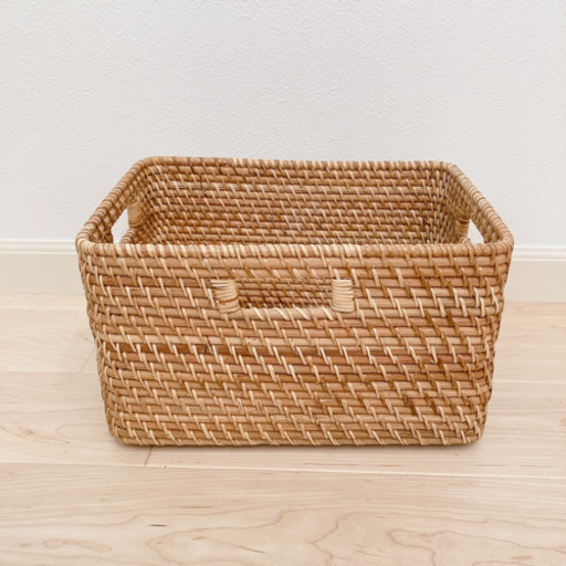 早い者勝ち ラタン 収納籠 カゴ BOX 収納ボックス 無印良品 ニトリ IKEA