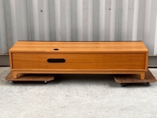美品！ND Style 高級テレビボード◇木製◇ナチュラル◇W150cm◇ローボード◇テレビ台◇野田産業