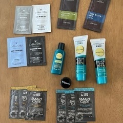 シェービングジェルなど男性用スキンケア用品サンプル