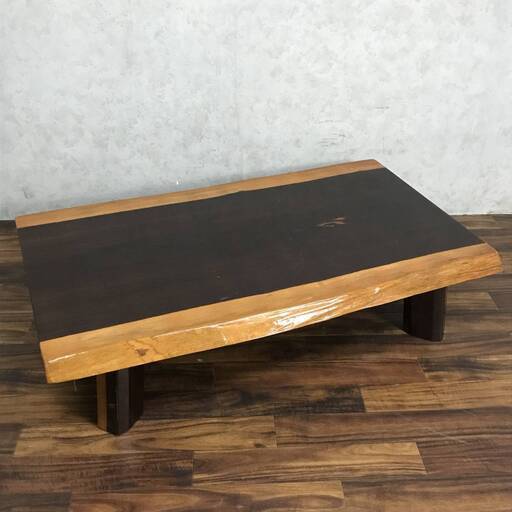 ba11/26 紅紫檀 一枚板 高級座卓 W121cm×D72.8cm×H29cm 厚み4.5cm テーブル 無垢材 ちゃぶ台 座卓 和室 座敷机 家具 ローテーブル