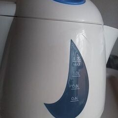 DRETEC  1.2 L 電気ケトル 2009年 製 まだまだ綺麗な状態ですの画像