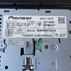 カロッツェリア AVIC-ZH77 完動美品