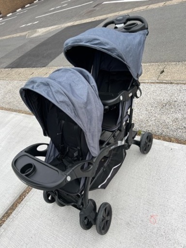 決まりました。2人乗りベビーカー　二人でゴーDX