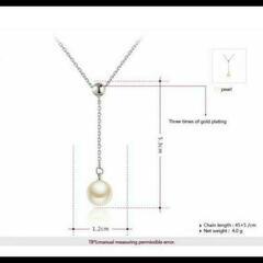 j←←←m11-1◆◆ 高品質 29石 真珠 ダイヤモンド ネックレス【プラチナ仕上】注目 贈答品 価格高騰中
の画像