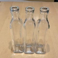 ガラスボトル 3個 