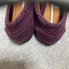 紫　靴　未使用の画像