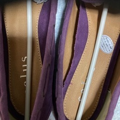 紫　靴　未使用の画像