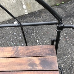 ★折り畳み式★オープンシェルフ アイアンシェルフ 飾り棚 アイアンラックの画像