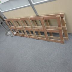 木製の柵２枚差し上げますの画像