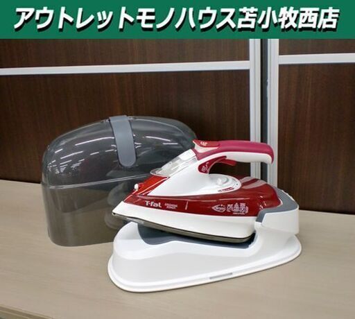 T-FaL スチームアイロン FTP1182M 赤 ティファール コードレス  FREE MOVE POWER フリームーブパワースチーマー 苫小牧西店