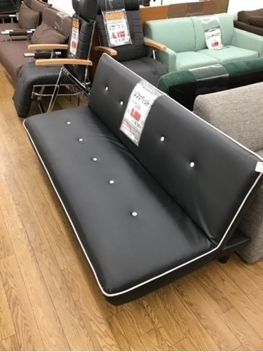 KF-30【ご来店頂ける方限定】ソファベッド　黒