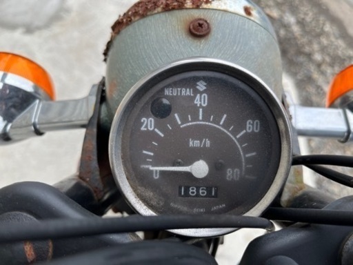 上三川町　SUZUKI K50 50cc バイク　原付　中古　不動車