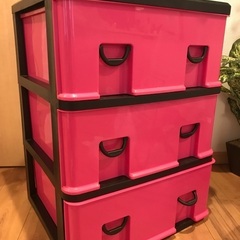 収納ボックス・3段チェスト