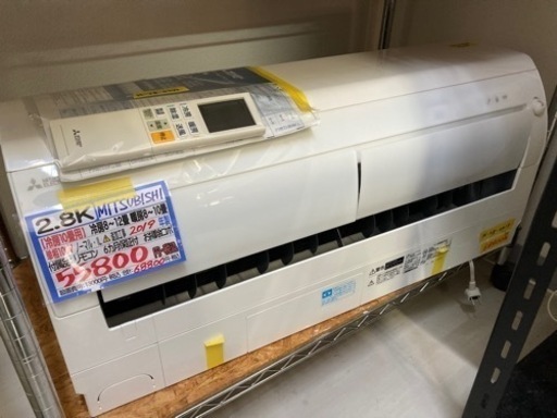 三菱エアコン 2.8k 2019年製 6ヶ月保証 クリーニング済 取付OK 管理番号20706