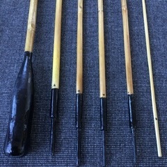 【027】 未使用　150cm  　タナゴ竿　タナゴ釣り　高野竹　手作り　釣り竿　川釣り　チョイ釣り 釣竿　こうや竹の画像