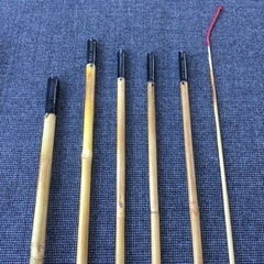 【027】 未使用　150cm  　タナゴ竿　タナゴ釣り　高野竹　手作り　釣り竿　川釣り　チョイ釣り 釣竿　こうや竹の画像