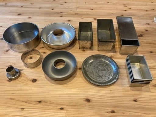 ケーキ型　ババロア(ゼリー)型　食パン型(蓋つき) ドーナツ型など