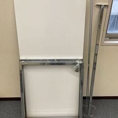 【15~17日引取】パソコンデスク2台 サンワダイレクト  ホワイト 幅120×奥行60cm 鏡面天板  100-DESK039Wの画像
