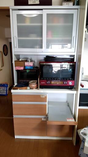 食器棚　レンジ台　炊飯器台　※再値下げしました。売却済〆切