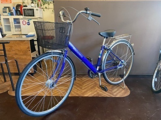 【取引き中】前タイヤ新品！LEDオートライト6段27インチ自転車