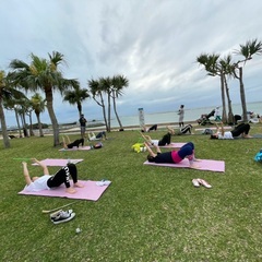 【公園でエクササイズ】アメリカ発祥のエクササイズ とヨガのコラボレッスン☆ハーブ付の画像