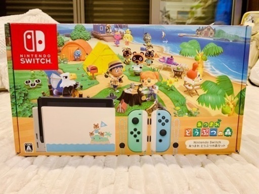 販売再開！Nintendo Switch本体あつまれどうぶつの森ver(中古)  128GBSD付