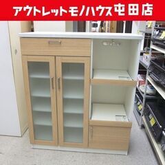 ミドルレンジボード 幅100.5cm 高さ113.5cm キッチン ボード 食器棚 ☆ 札幌市 北区 屯田 