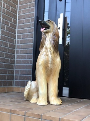 陶器の犬　90センチ　プロフィール必読