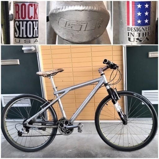 GT ジーティー MTB マウンテンバイク 自転車 ハードテイル 軽量アルミ 現状格安 クロスバイク ロードバイク BMX