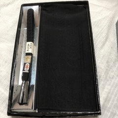 帯締め帯揚げセット　喪服用