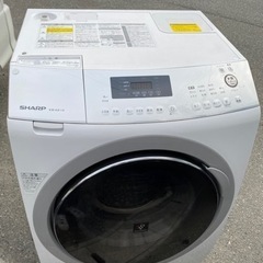 配送可能　2016年式　シャープ SHARP ES-A210-SL [ドラム式プラズマクラスター洗濯乾燥機（10kg） 左開き シルバー系]