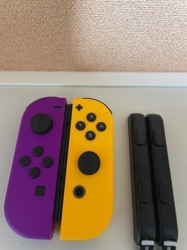 美品任天堂Switchジョイコンイエローパープル