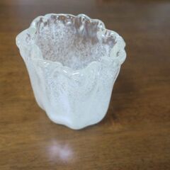 ガラス　花瓶　花生け