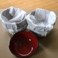 【無料】鶴模様のお椀5個セット 未使用品