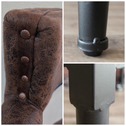 ◆アンティーク調チェア◆ブラウン※追加写真です。