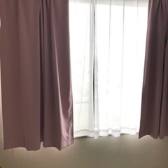 遮光　防炎カーテン　新品　ピンク　1枚500円