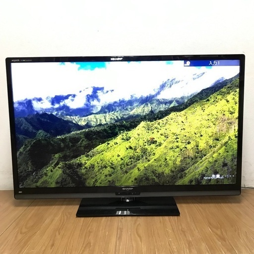 即日受渡❣️SHARP 52型クアトロン3D搭載　映像より美しく24000円