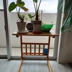 🍀サイドテーブル　ナチュラルカラー　雑誌ラック🍀の画像