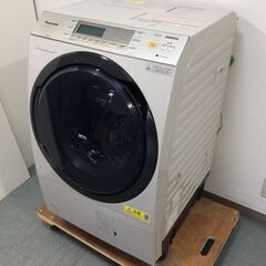 （6/12受渡済）YJT4579【Panasonic/パナソニック ドラム洗濯機10.0㎏】美品 2016年製 NA-VX7600L 家電 洗濯 斜め型 左開き