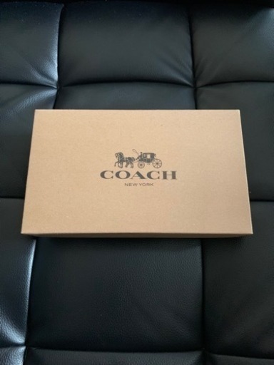 【新品未使用】COACH  コーチ　シグネチャー　黒　長財布