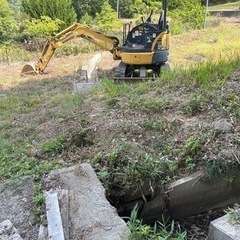 田んぼ　改良工事