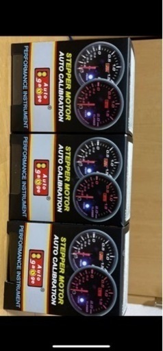 【未使用】オートゲージメーター 油温 水温 ブースト計