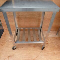 調理用作業台/厨房器具・シンク横等に/キャスター付き/作業台