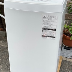 【RKGSE-775】特価！東芝/4.5kg/全自動洗濯機/AW-45M5(W)/中古/2018年製/当社より近隣地域無料配達